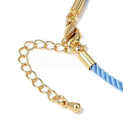 2MM Twisted Round Nylon Cord Bracelet Makings MAK-F038-A25-1