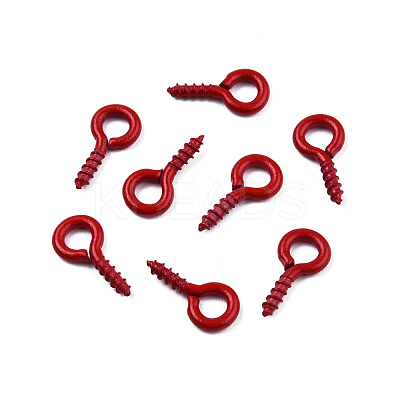 Spray Painted Iron Screw Eye Pin Peg Bails IFIN-N010-002B-09-1