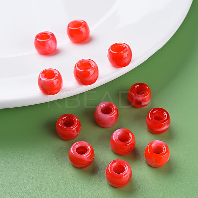 Acrylic European Beads MACR-S375-002A-05-1