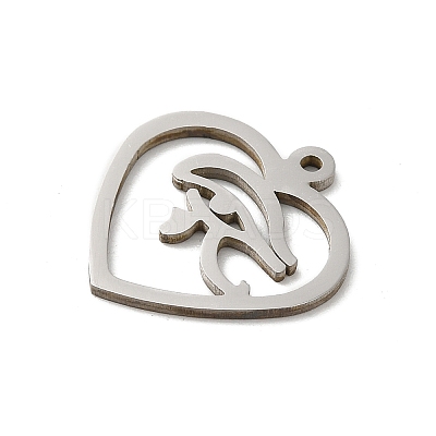 Non-Tarnish 201 Stainless Steel Pendants LS-STAS-E206-06P-03-1