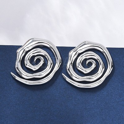 304 Stainless Steel Stud Earrings for Women LS-EJEW-K306-15P-1