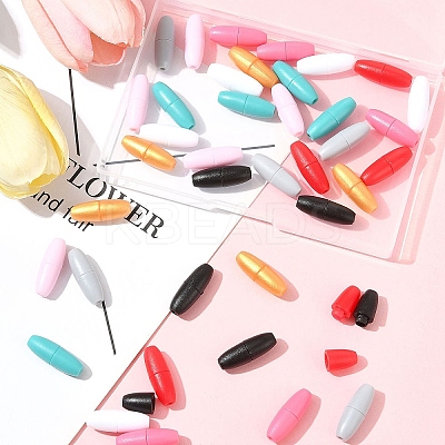 40 Sets 8 Colors Plastic Breakaway Clasps KY-FS0001-37-1