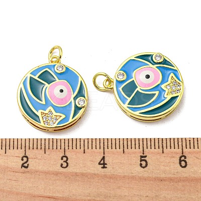 Real 18K Gold Plated Brass Pendants KK-L209-009G-05-1