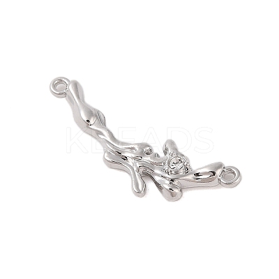 Alloy Crystal Rhinestone Branch Links Connector Charms FIND-Z053-06P-1