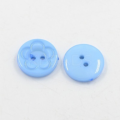 Acrylic Sewing Buttons for Clothes Design BUTT-E083-C-07-1