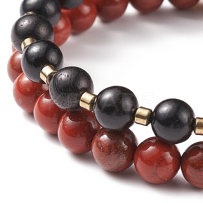 Beaded Stretch Bracelet Sets BJEW-JB08345-1