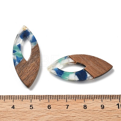 Resin and Walnut Pendants FIND-R051-12G-1