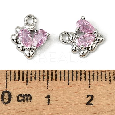 Brass Micro Pave Cubic Zirconia Pendants LS-KK-C107-14A-P-1