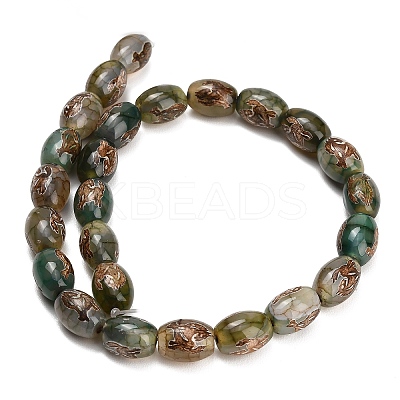 Natural Agate Beads Strands GG-CBA4812-A01-10x14MM-1