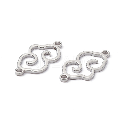 Non-Tarnish 304 Stainless Steel Connector Charms STAS-A071-01P-1