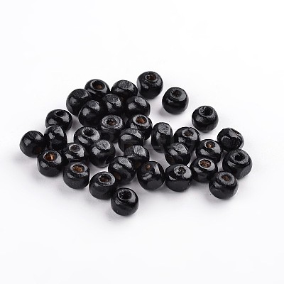 Dyed Natural Wood Beads TB092Y-5-1