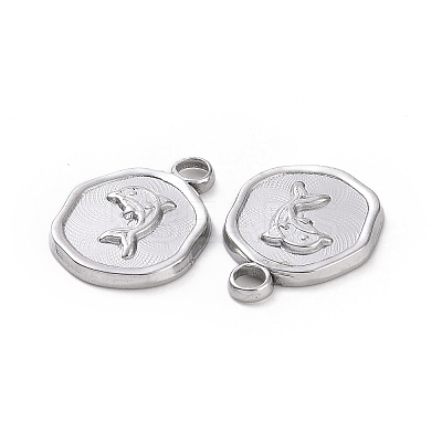 Non-Tarnish 304 Stainless Steel Pendants STAS-C003-04P-1