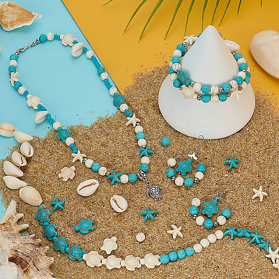 Ocean Theme DIY Jewelry Making Kits DIY-FH0008-65-1