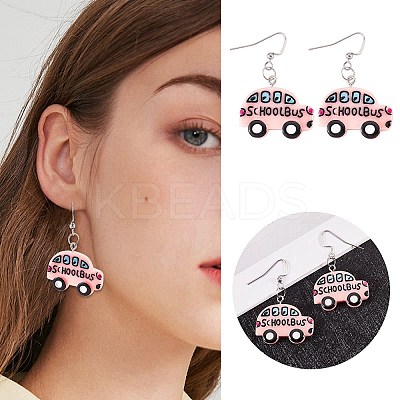 DIY Cartoon Earring Making Kit DIY-SZ0009-03-1