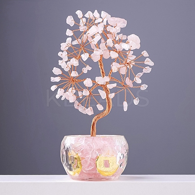 Natural Rose Quartz Sculpture Display Decorations PW-WG149A9-03-1