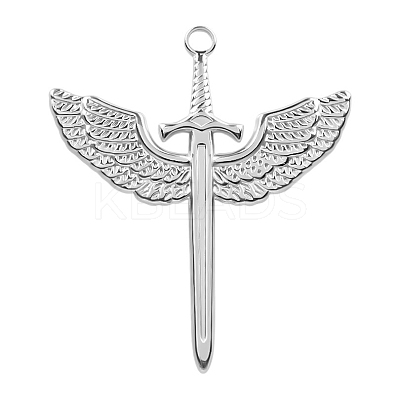 Non-Tarnish 304 Stainless Steel Pendants PW-WG8A8CB-01-1