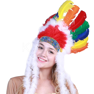 Ethnic Style Embroidery Polyester Ribbons OCOR-WH0079-40A-1