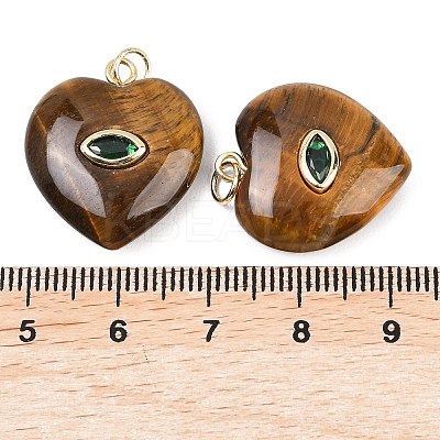 Natural Tiger Eye Pendants G-Z134-04A-1