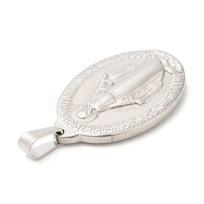 Non-Tarnish 304 Stainless Steel Pendants STAS-I121-07P-1