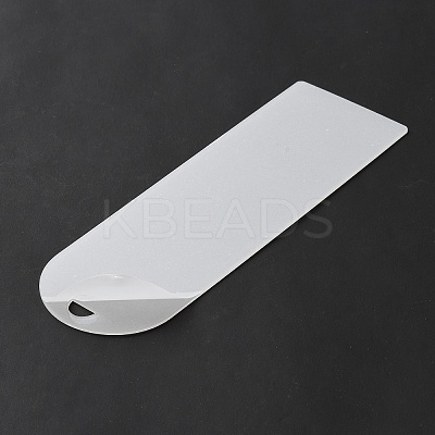 Transparent Blank Acrylic Bookmarks DIY-WH20007-63B-1