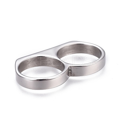 Tarnish Resistant 304 Stainless Steel Finger Rings RJEW-O032-13P-19mm-1