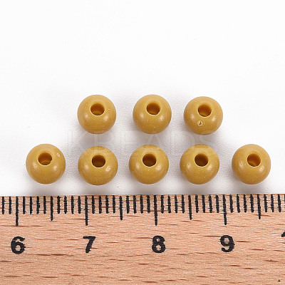 Opaque Acrylic Beads X-MACR-S370-C6mm-29-1