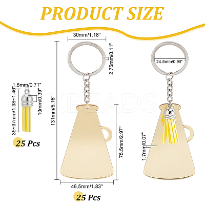 DIY Blank Keychain Making Kit DIY-PH0020-79B-1