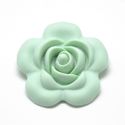 Food Grade Eco-Friendly Silicone Focal Beads SIL-Q007-38-1