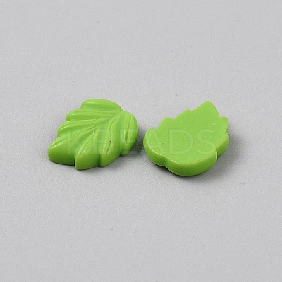 Opaque Resin Cabochons RESI-WH0022-35B-1