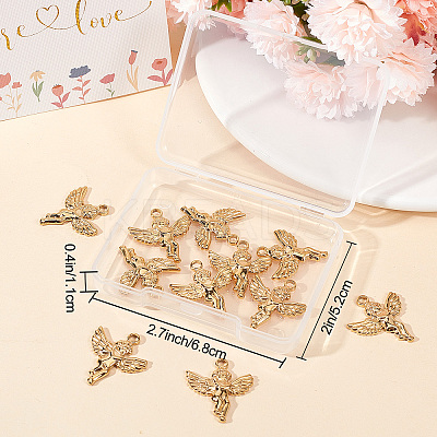 14Pcs 304 Stainless Steel Pendants STAS-BBC0001-82-1