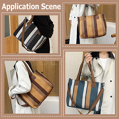 Striped Canvas Bags ABAG-CN0001-70A-1