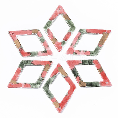 Handmade Porcelain Big Pendants PORC-S501-012A-1