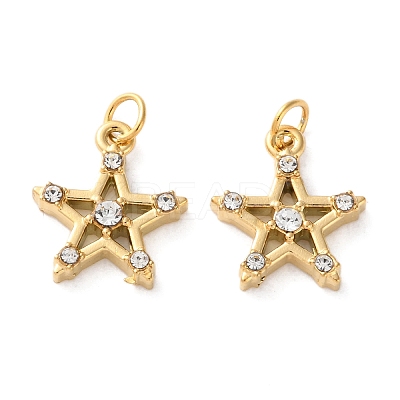 Ion Plating(IP) 304 Stainless Steel Rhinestone Pendants STAS-Q333-10G-01-1