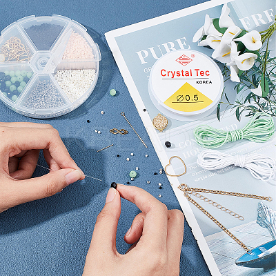 DIY Charm Bracelet Making Kits DIY-AR0002-47-1