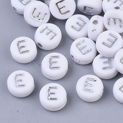 Plating Acrylic Beads PACR-R243-04E-1