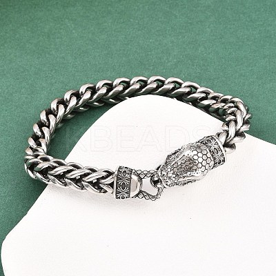 316 Surgical Stainless Steel Link Bracelets BJEW-C125-13-1