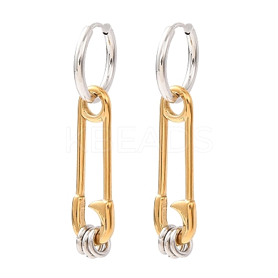 304 Stainless Steel Hoop Earrings for Women SA-CBA7B26-03GP-02-1