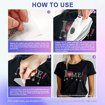 Glass Hotfix Rhinestone DIY-WH0303-572-1