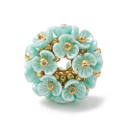 Resin Imitation Pearl Beads PALLOY-MZ01261-03-1