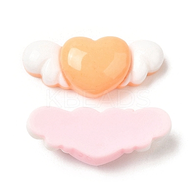 Cartoon Opaque Resin Cabochons X-RESI-C039-03C-1