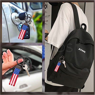 Imitation Leather Keychain Holder DIY-WH20013-23E-1