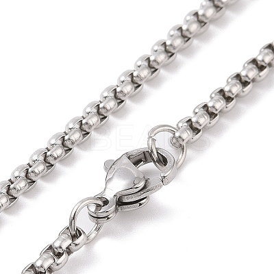 201 Stainless Steel Chain NJEW-C034-21P-1