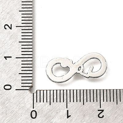 Tibetan Style Alloy Love Infinity Linking Rings PALLOY-D291-22AS-1