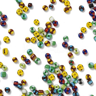 6/0 Opaque Colours Seep Glass Beads SEED-P002-16-1