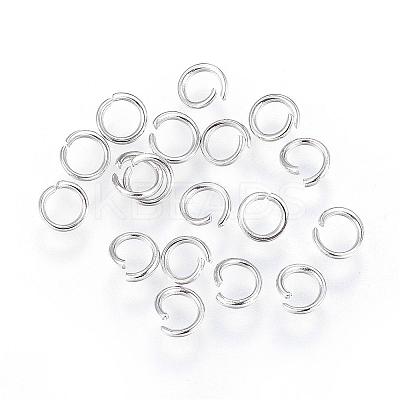 Tarnish Resistant 304 Stainless Steel Open Jump Rings STAS-F110-08P-1