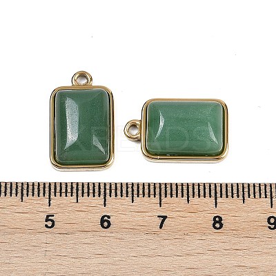 Natural Green Aventurine Pendants LS-STAS-K291-04G-05-1