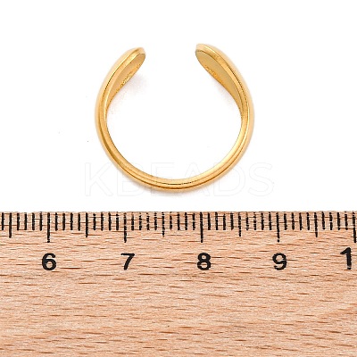 304 Stainless Steel Cuff Rings for Women RJEW-F175-03G-02-1
