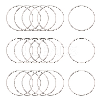 Tarnish Resistant 304 Stainless Steel Linking Ring STAS-T047-15C-1