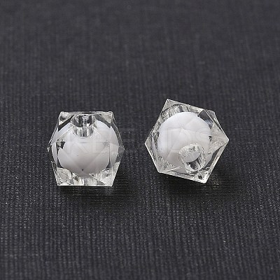 Transparent Acrylic Beads LS-TACR-S112-8mm-01-1
