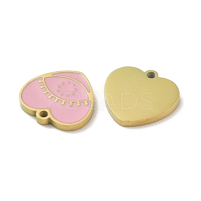 Ion Plating(IP) 316L Surgical Stainless Steel Charms STAS-D035-07G-02-1